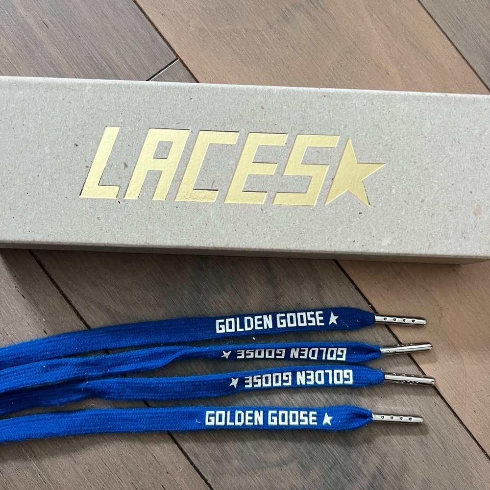 Royal Blue Golden Goose Laces